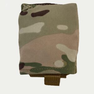 Camouflage fabric folded neatly