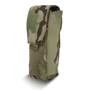 Compact camo storage case with flap